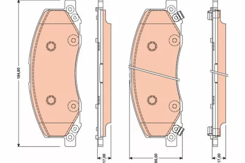 Brake Pad Set, disc brake