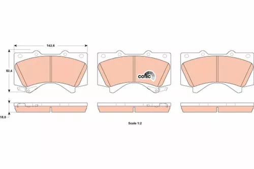 Brake Pad Set, disc brake