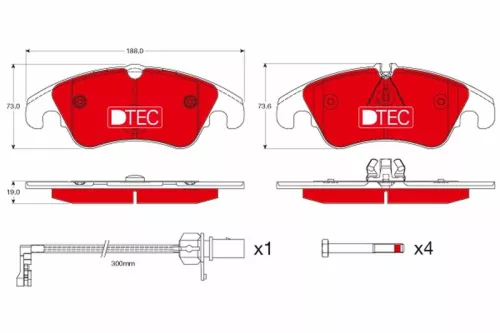 Brake Pad Set, disc brake