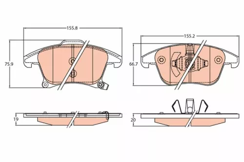 Brake Pad Set, disc brake