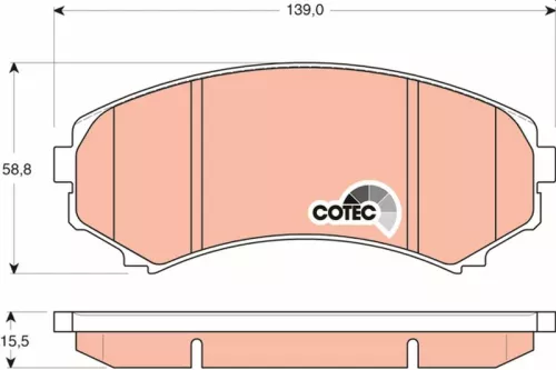 Brake Pad Set, disc brake