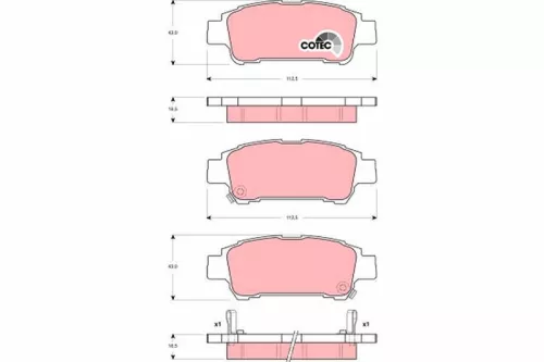 Brake Pad Set, disc brake