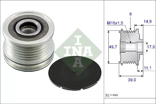 Alternator Freewheel Clutch