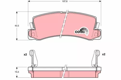 Brake Pad Set, disc brake