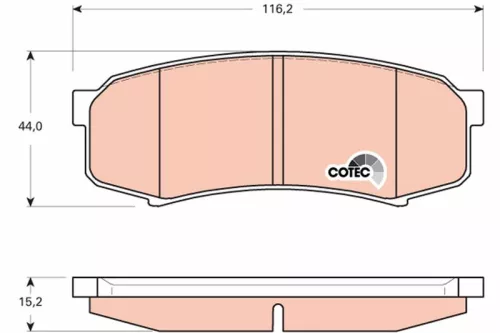 Brake Pad Set, disc brake