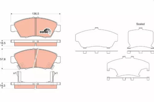 Brake Pad Set, disc brake