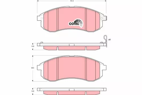 Brake Pad Set, disc brake