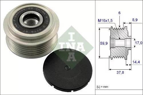 Alternator Freewheel Clutch