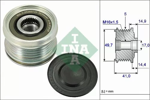Alternator Freewheel Clutch