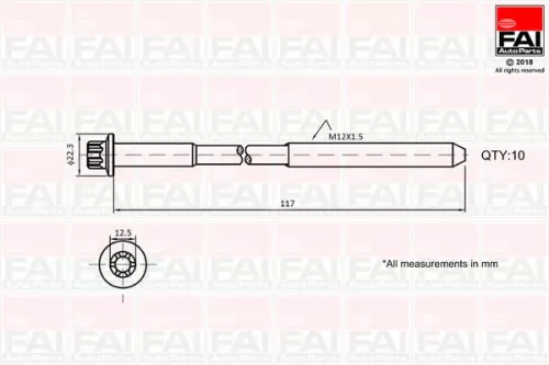 Cylinder Head Bolt Set