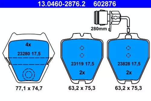 Brake Pad Set, disc brake