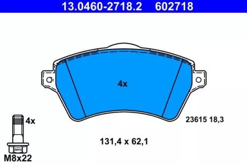 Brake Pad Set, disc brake