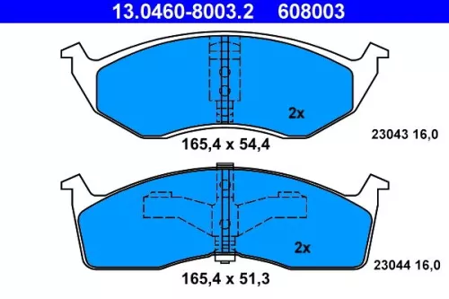 Brake Pad Set, disc brake