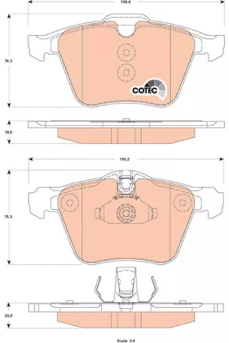 Brake Pad Set, disc brake