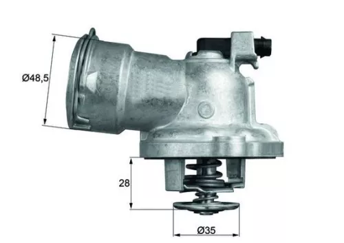 Thermostat, coolant