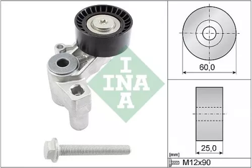 Belt Tensioner, V-ribbed belt