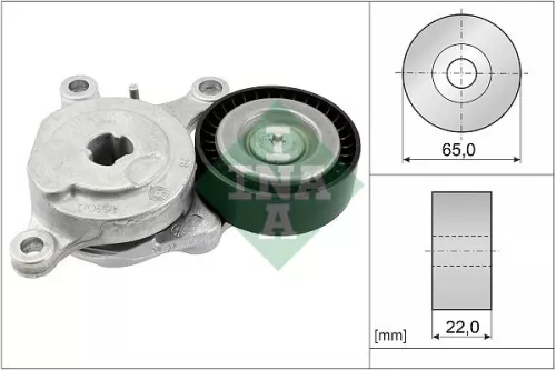 Belt Tensioner, V-ribbed belt