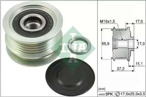 Alternator Freewheel Clutch
