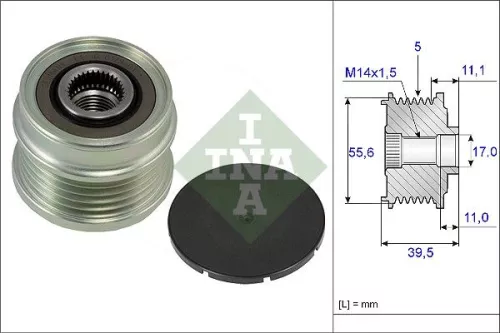 Alternator Freewheel Clutch