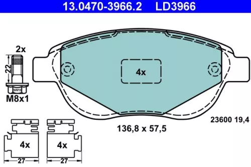 Brake Pad Set, disc brake
