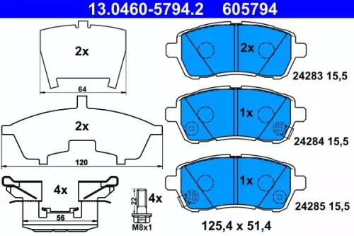 Brake Pad Set, disc brake