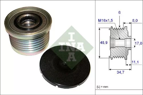 Alternator Freewheel Clutch