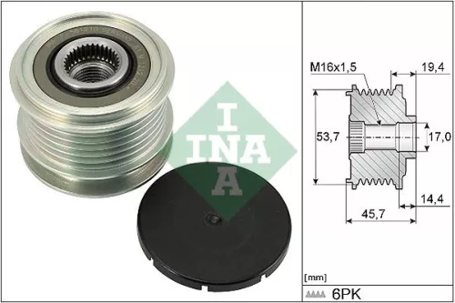 Alternator Freewheel Clutch