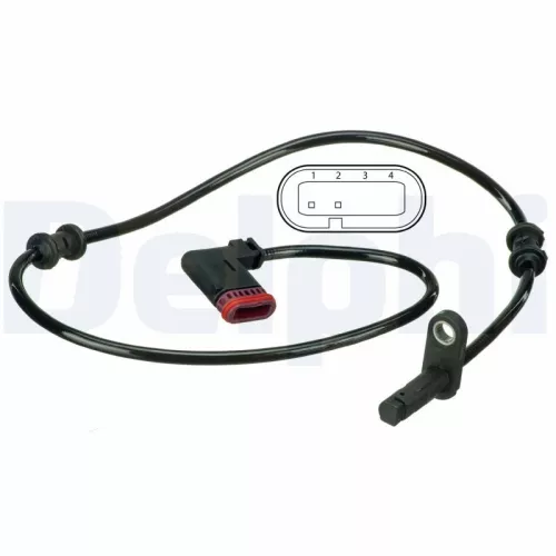 Sensor, wheel speed