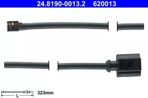 Warning Contact, brake pad wear