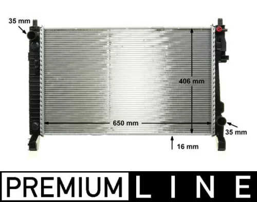 Radiator, engine cooling
