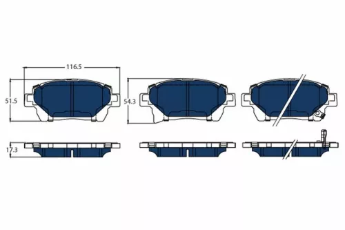 Brake Pad Set, disc brake