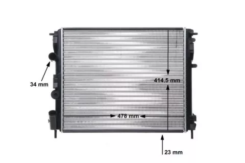 Radiator, engine cooling