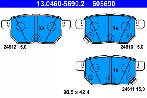 Brake Pad Set, disc brake
