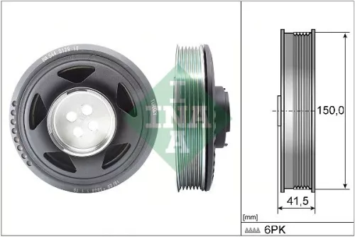 Belt Pulley, crankshaft