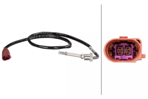 Sensor, exhaust gas temperature