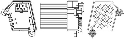 Regulator, interior blower