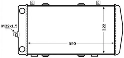 Radiator, engine cooling