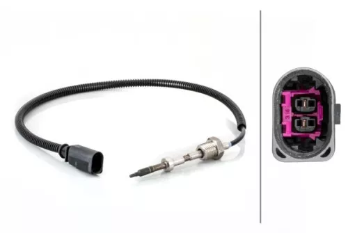 Sensor, exhaust gas temperature