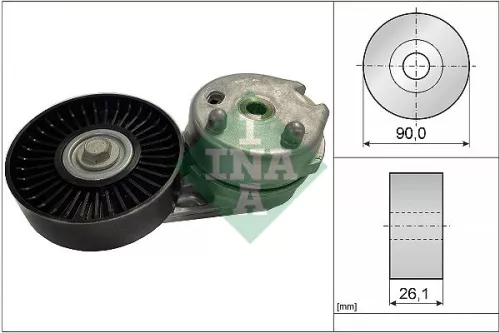 Belt Tensioner, V-ribbed belt