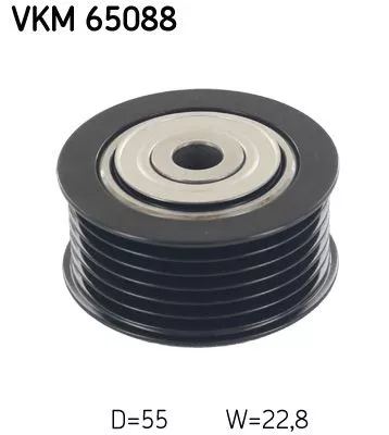 Deflection/Guide Pulley, V-ribbed belt