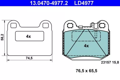 Brake Pad Set, disc brake