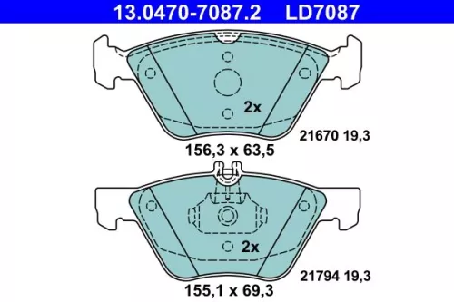Brake Pad Set, disc brake