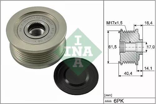 Alternator Freewheel Clutch