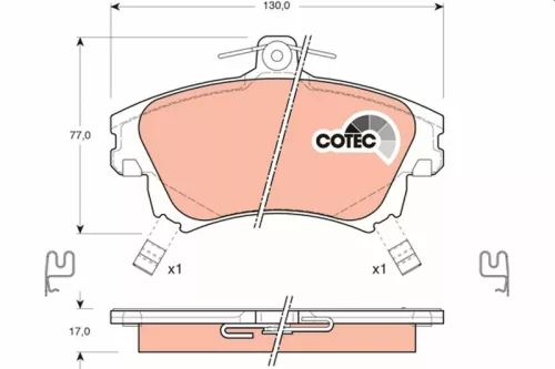 Brake Pad Set, disc brake
