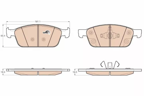 Brake Pad Set, disc brake
