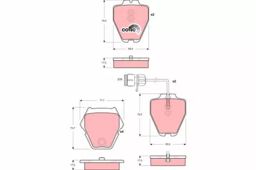 Brake Pad Set, disc brake