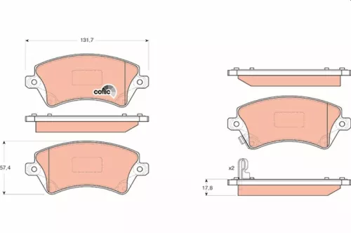Brake Pad Set, disc brake