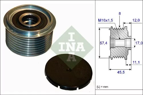 Alternator Freewheel Clutch