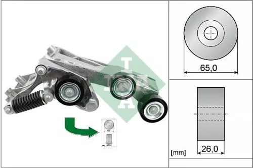 Belt Tensioner, V-ribbed belt