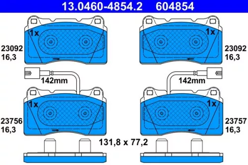 Brake Pad Set, disc brake